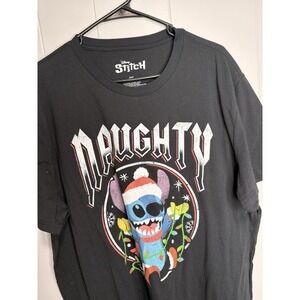 Disney's Lilo & Stitch Naughty Men's Graphic Crew Neck Tee NWT XXL